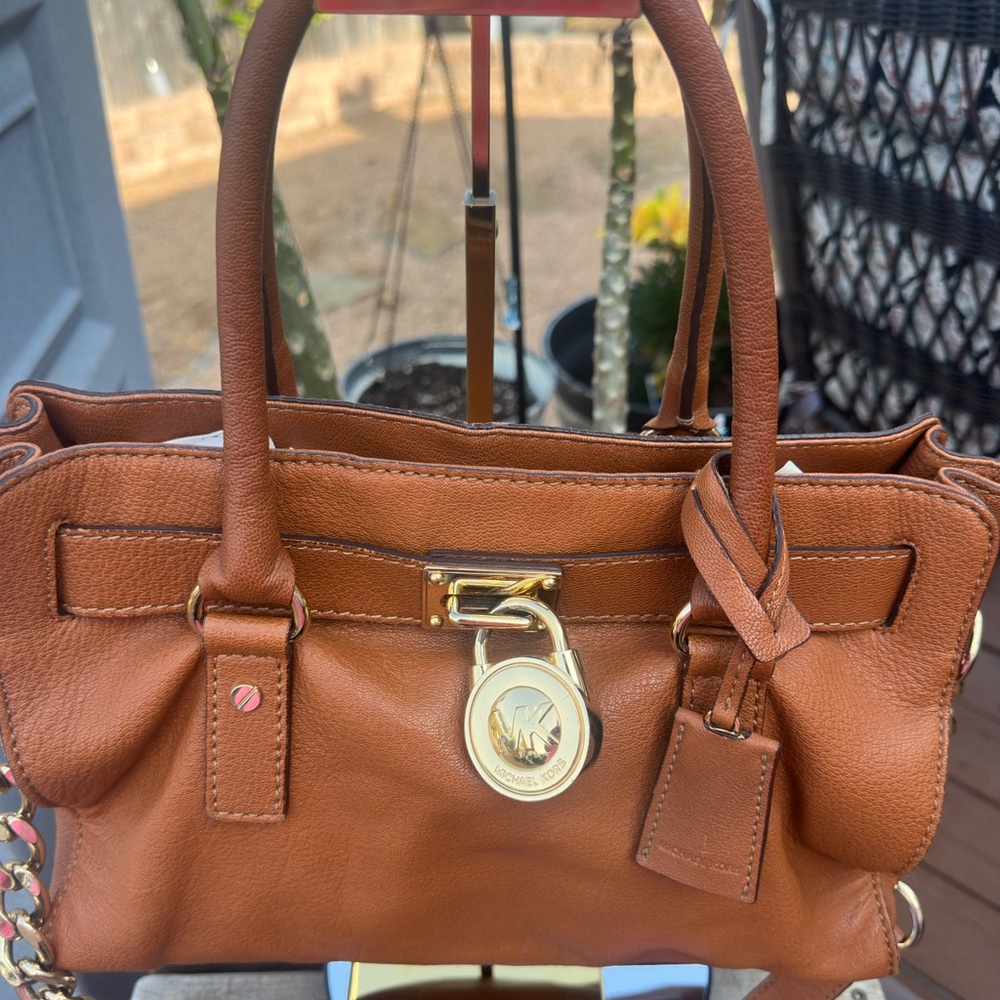 Michael Kors Brown Satchel Leather Handbag